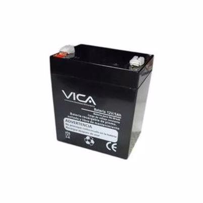Batería De Remplazo Vica Vic12v-7a Voltaje 12v Capacidad Nominal 5 Ah Numero De Celdas De La Batería 4 Material Plomo Color Negro, Gris